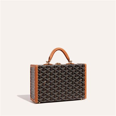 goyard grand hotel trunk bag|goyard trunk price.